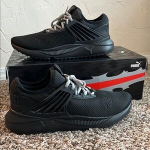 Puma Pacer Future Anthracite Black Athletic Trainer Shoes